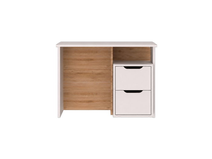 Hanah Home Escritorio de Estudio Crema y Roble